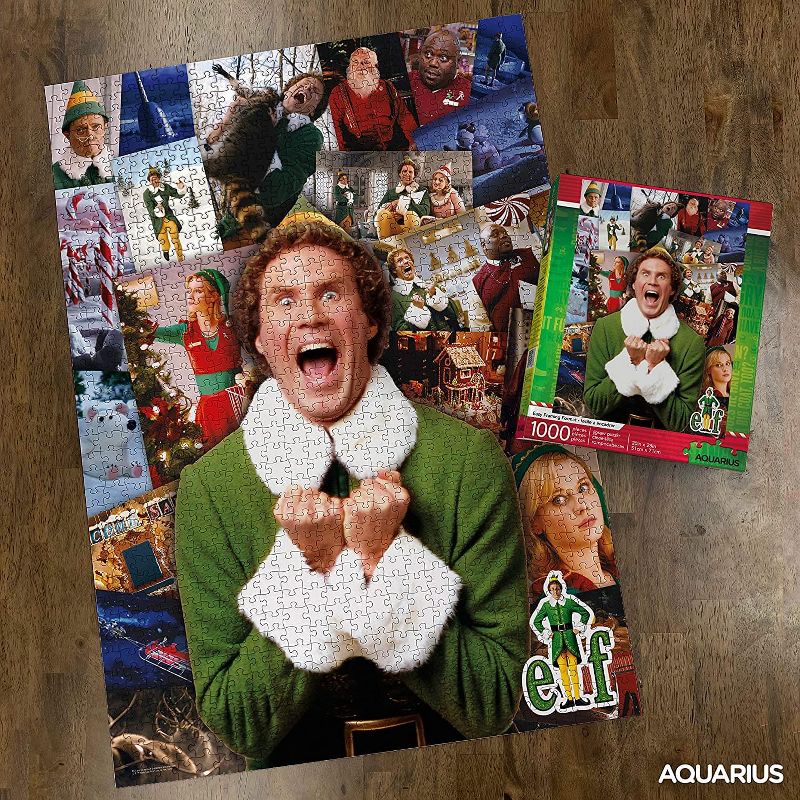 NMR Distribution Elf Collage 1000 Piece Jigsaw Puzzle