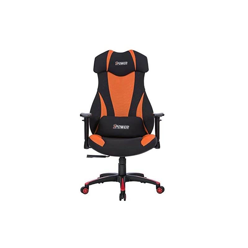 Office Chair Gaming Chair, Racing Style High Back Leather Gaming Office Chair, Ergonomic Swivel Computer Desk Chair with Headrest and Armrest for Home and Office, Blue