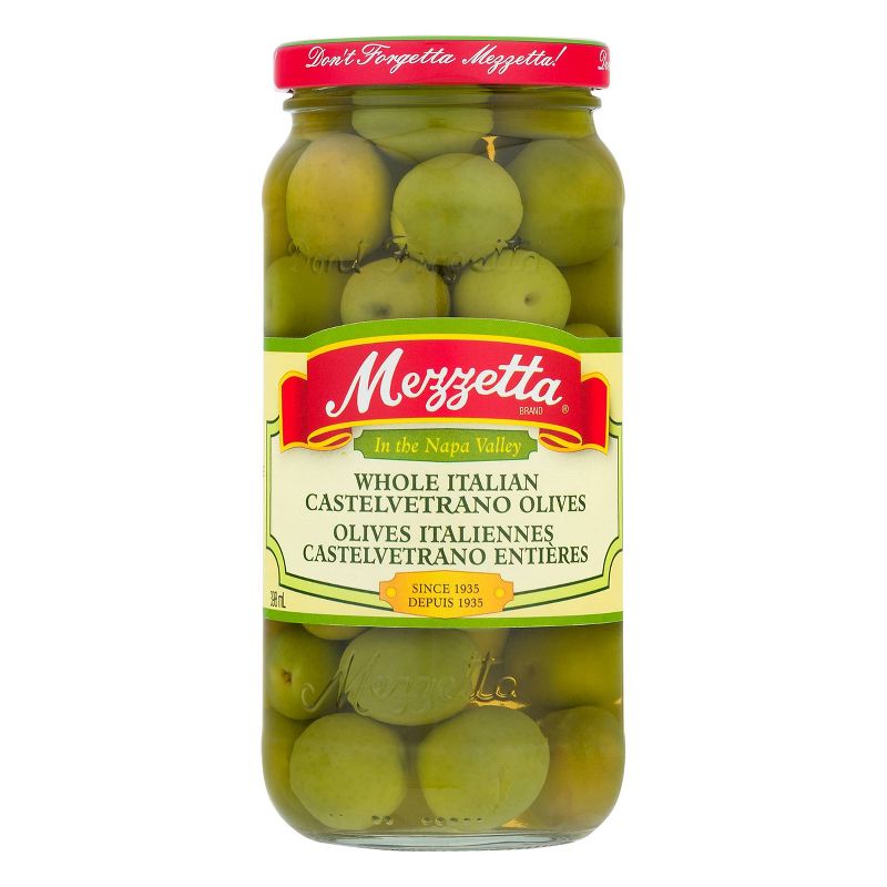 Mezzetta Italian Castelvetrano Whole Green Olives - 10oz