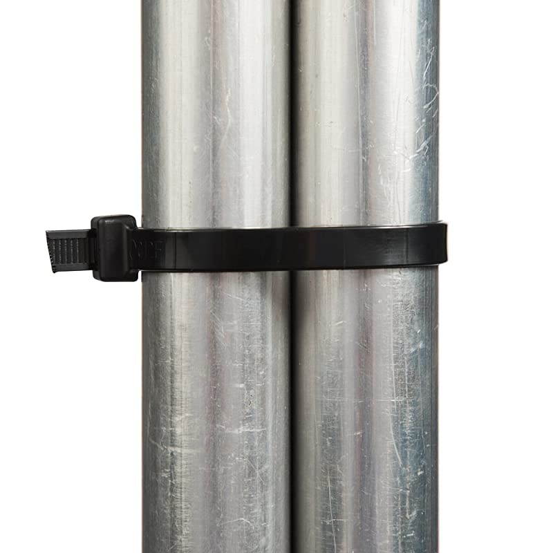 Buddies Cable Ties with Tensile Strength of 50 lb 100 count 11Inch Length Black