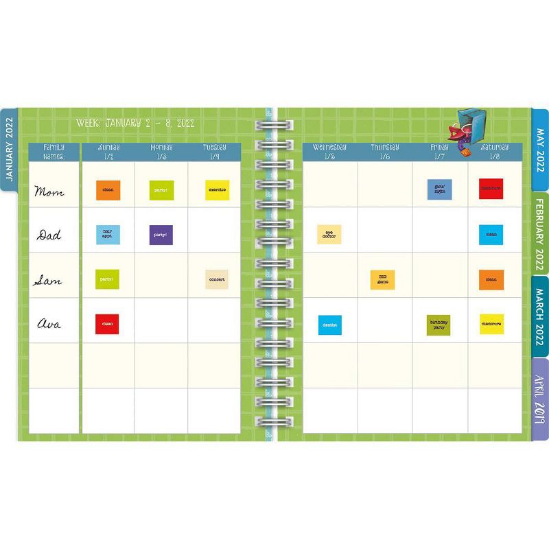 2021-22 17 Month Plan-It Planner 9.5" x 11" Mom's - Wells St. by Lang