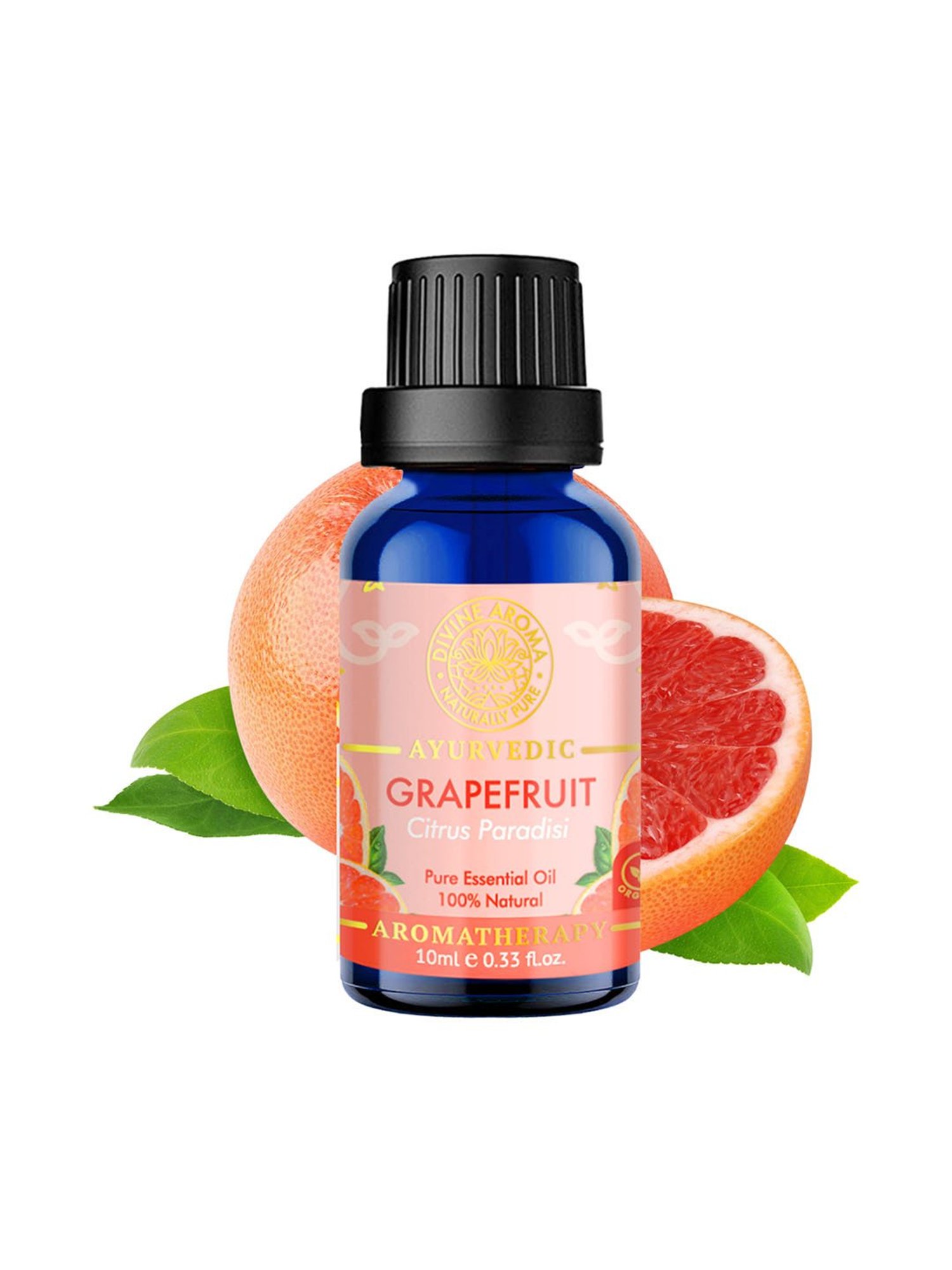 Divine Aroma Grapefruit Essential Oil - 10 ml