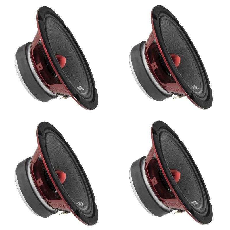 Pyle 8 Inch 2 Way In Wall Ceiling Home Speakers System Audio Stereo, 6 Speakers