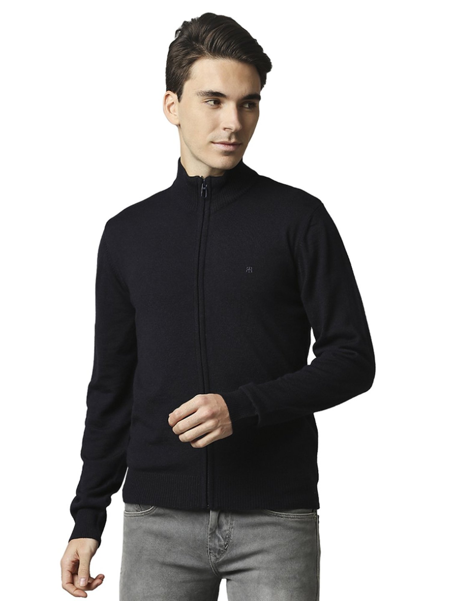 Raymond Black  Regular Fit Sweaters