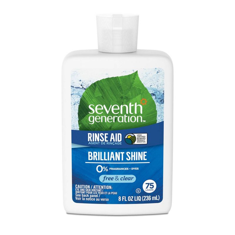 Seventh Generation Auto Dish Rinse Aid - 8 fl oz