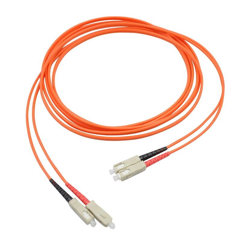 5 Meters SC-SC Fiber Optic Cable MultiMode Duplex Patch Cord OM1 62.5/125 5M