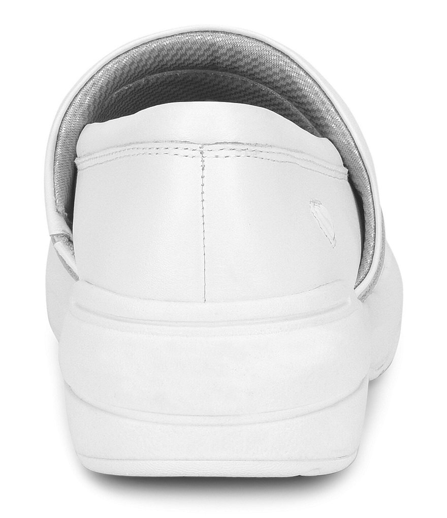 Nurse Mates Ceri Buckle Detail Leather Slip-Ons