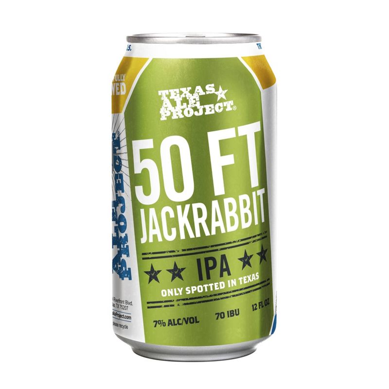 Texas Ale Project 50ft Jackrabbit IPA Beer - 6pk/12 fl oz Cans