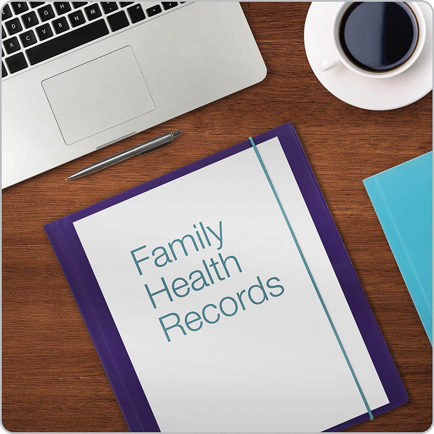 Pendaflex 10-Pocket Poly Organizers, Letter Size, Assorted Colors, Colors May Vary, 12 Pack (84029)