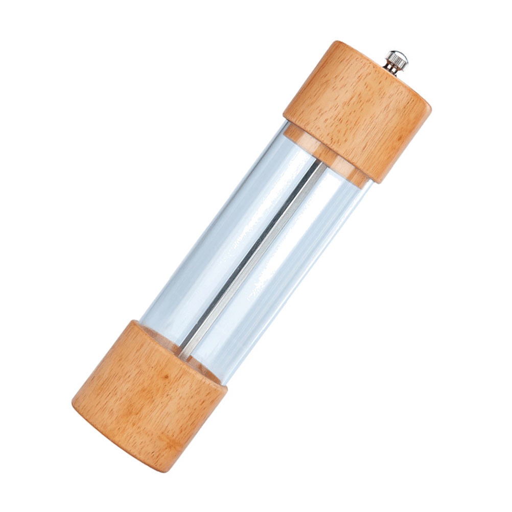 1pc Pepper Mills Storage Container Transparent Pepper Grinder Seasoning Bottle