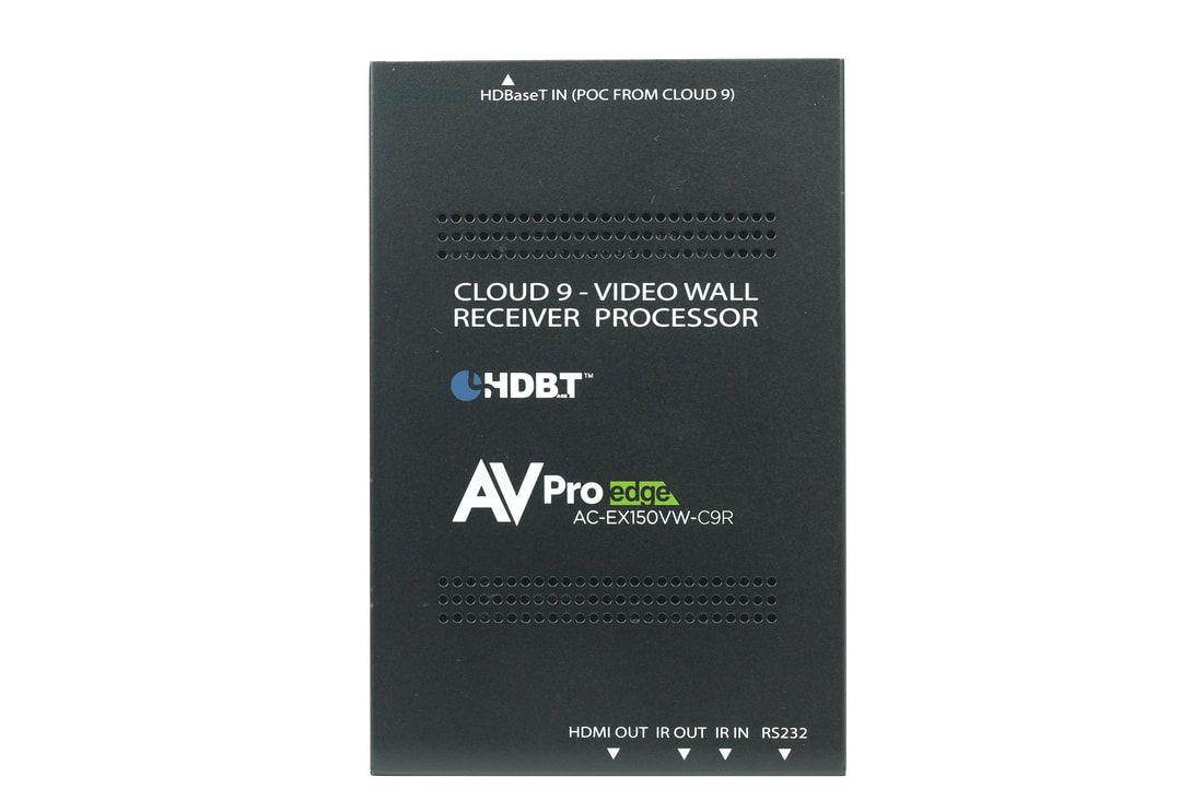 AVPro Edge AC-EX150VW-C9R 150m IR/RS232 Pass-Through Full HD Video Wall Cloud 9 Extender (Receiver) w/10-Yr Warranty