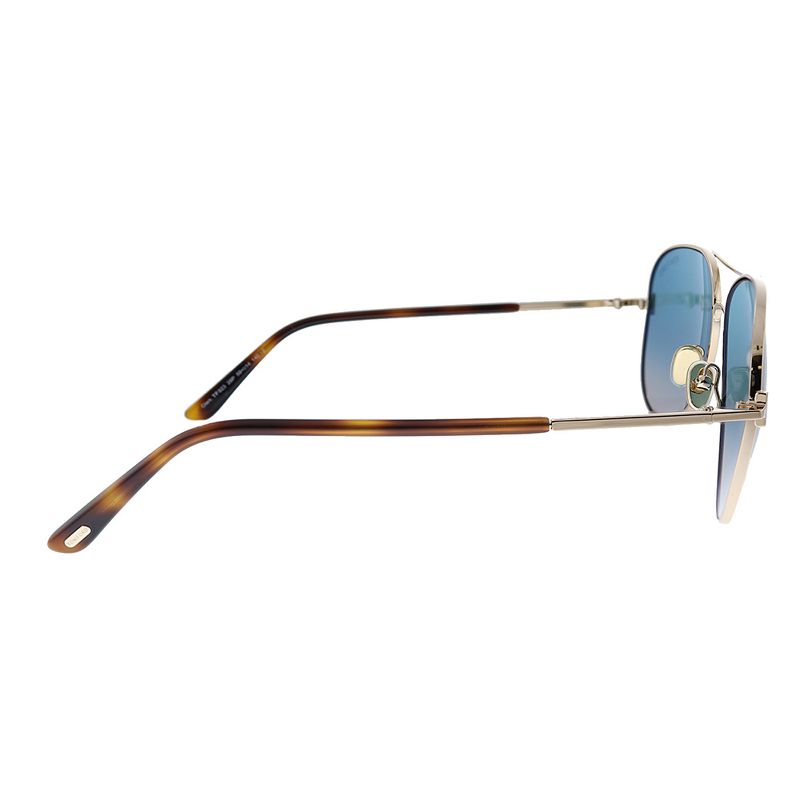 Tom Ford Clark TF 823 28P Unisex Aviator Sunglasses Rose Gold 59mm