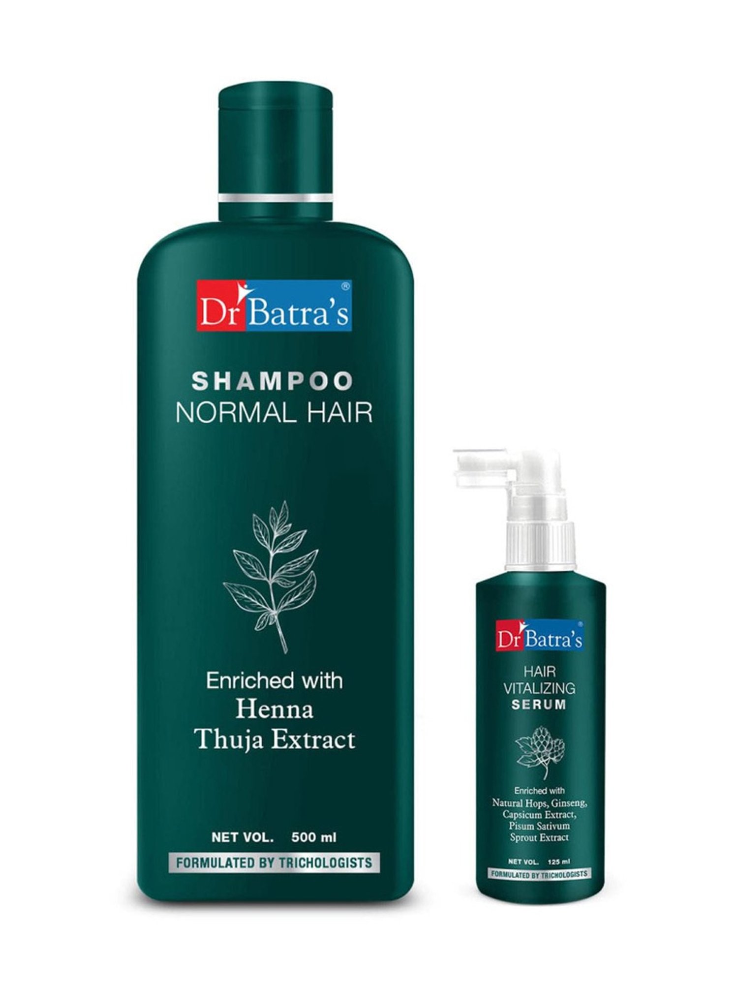 Dr. Batra's Hair Vitalizing Serum & Normal Shampoo
