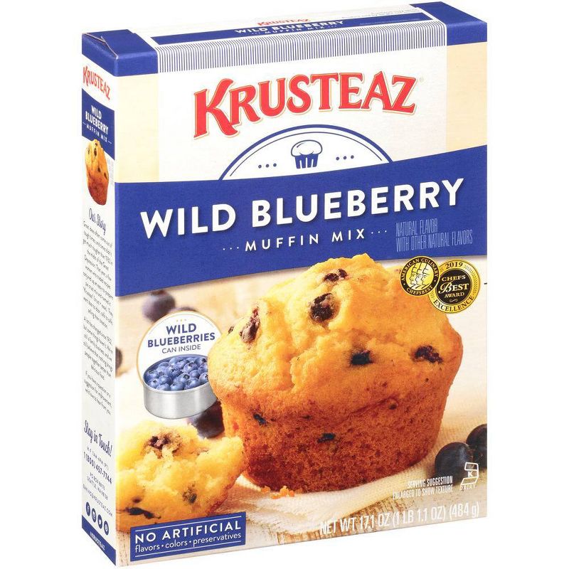 Krusteaz Wild Blueberry Muffin Mix - 17.1oz