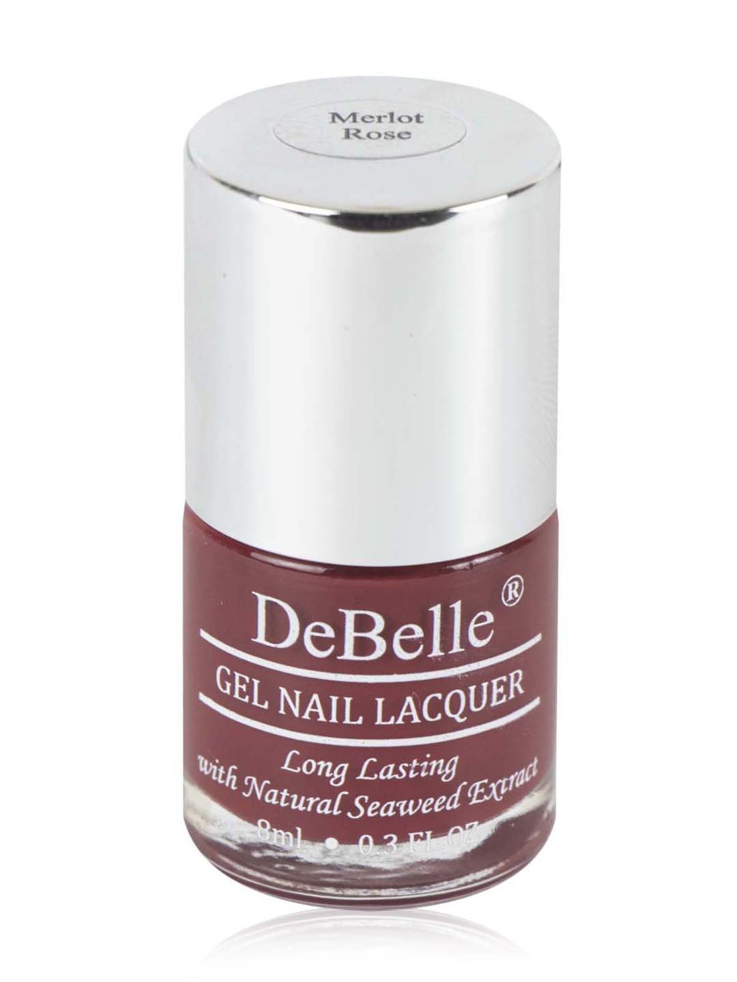 DeBelle Gel Nail Lacquer Glossy Merlot Rose - 8 ml