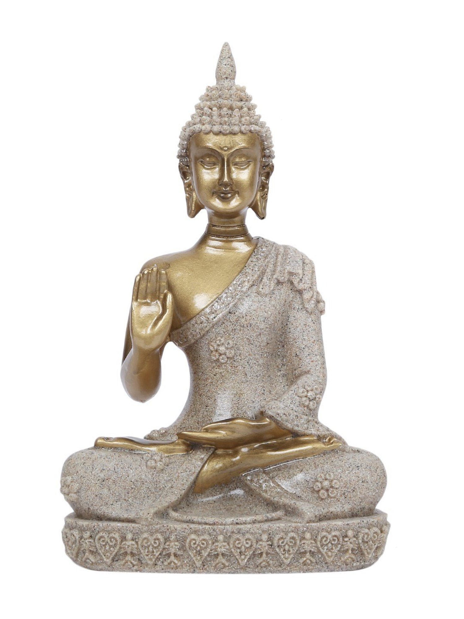 Tayhaa Golden Hue Blessing Buddha Statue