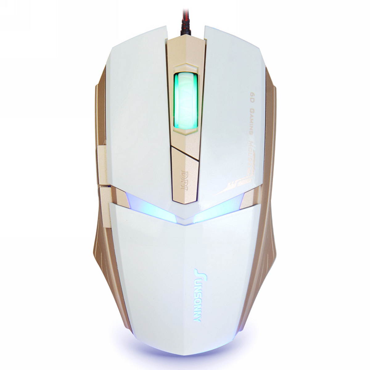 Sunsonny TM30 USB Wired / 6 Button / 600~1000~1600dpi Adjustable Blue LED Color Gaming Mouse