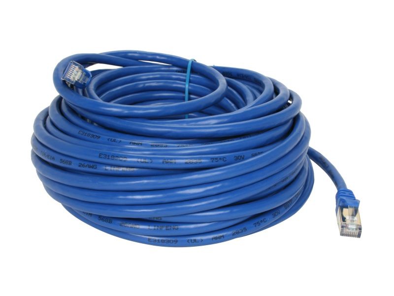 Rosewill RCW-10-CAT7-BL 10 ft. Twisted Pair (S/STP) Networking Cable