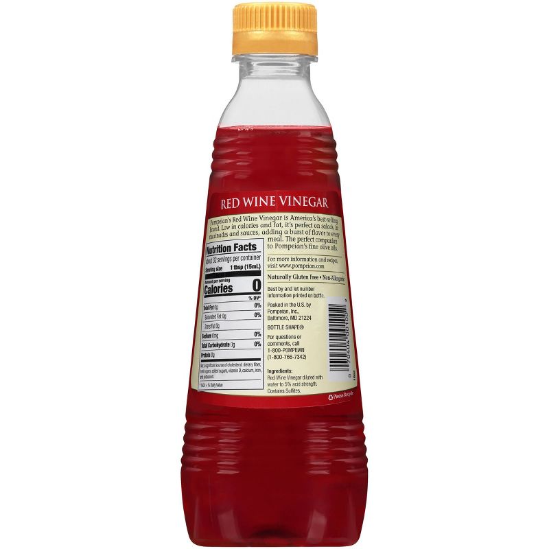 Pompeian Red Wine Vinegar - 16 fl oz