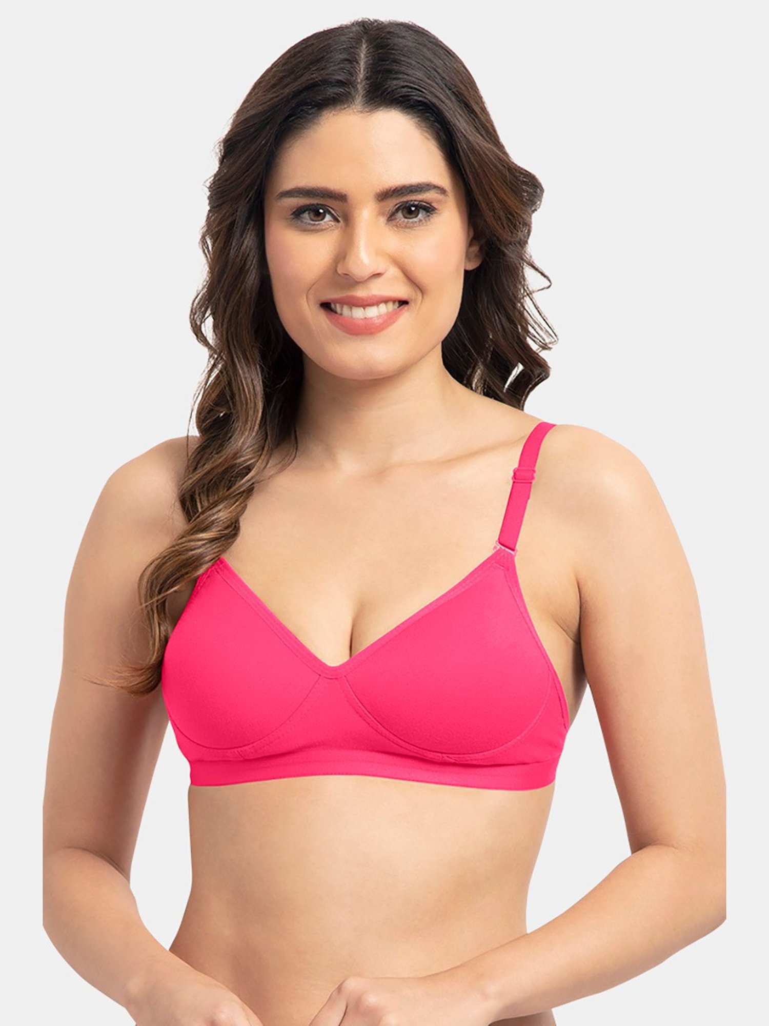 Tweens Dark Pink Non Wired Padded T-Shirt Bra