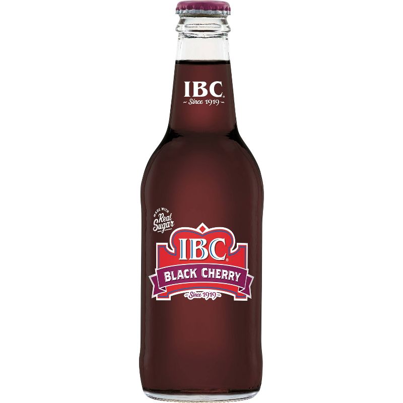IBC Black Cherry Made with Sugar - 4pk/12 fl oz Glass Bottles