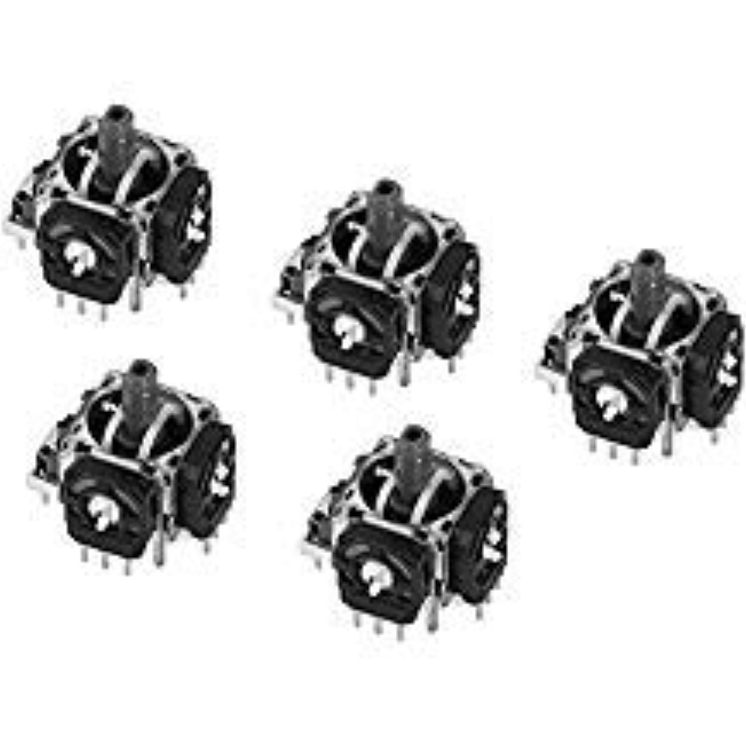 zerone 5pcs 3d joystick module for ps4, 3d joystick axis analog sensor module replacement for ps4 controller