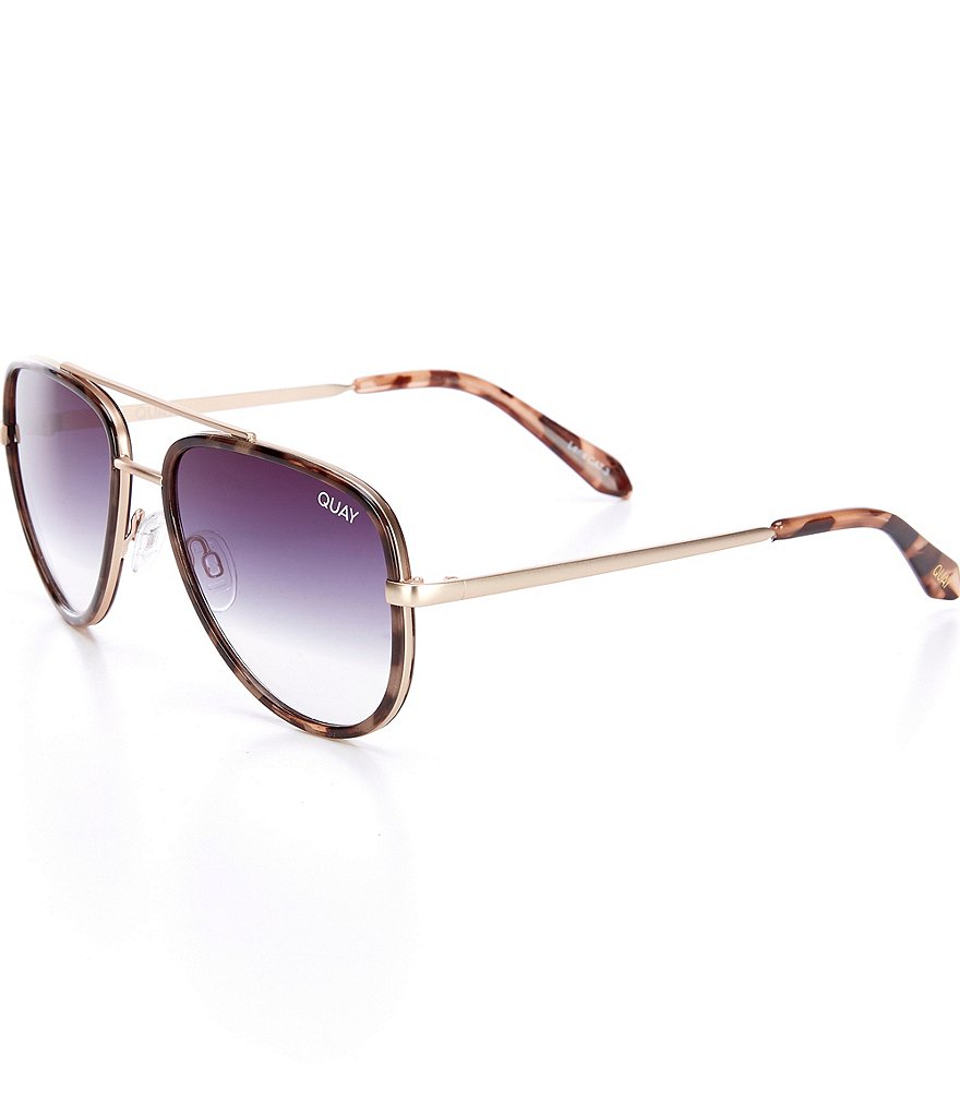Quay x Maluma Australia All In Mini Aviator Sunglasses