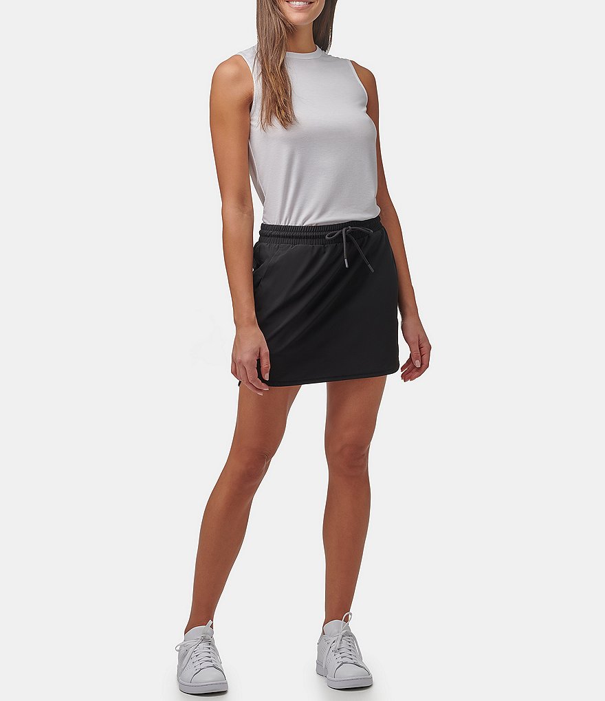 Marc New York Active Elastic Waistband Rounded Hi-lo Commuter Skort