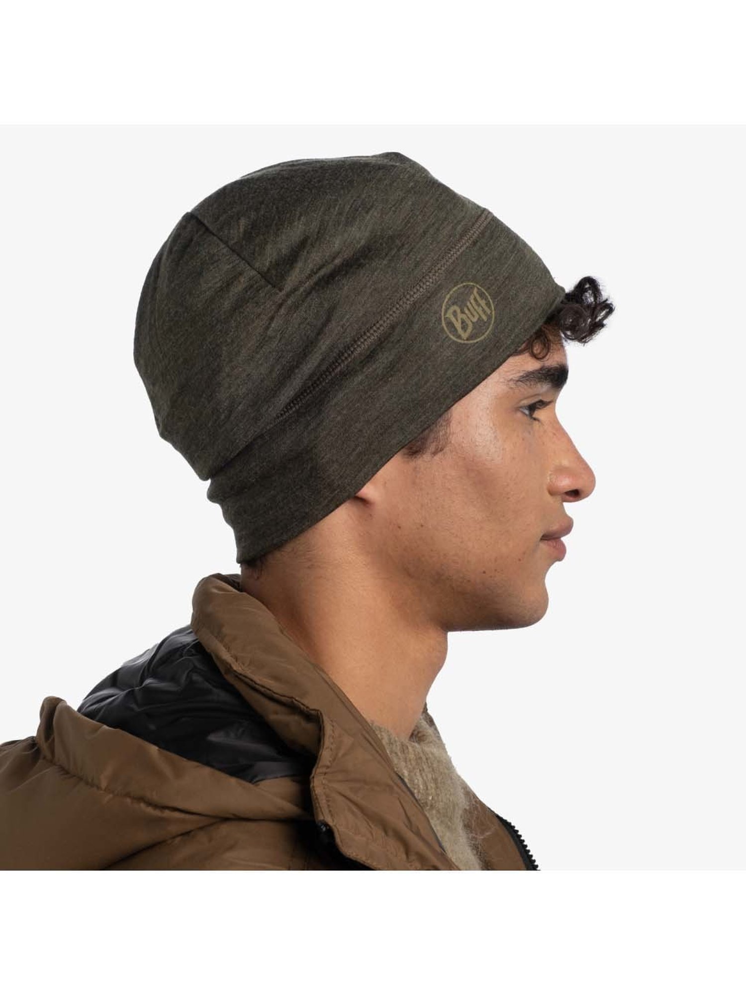 BUFF Merino Black Solid Beanies