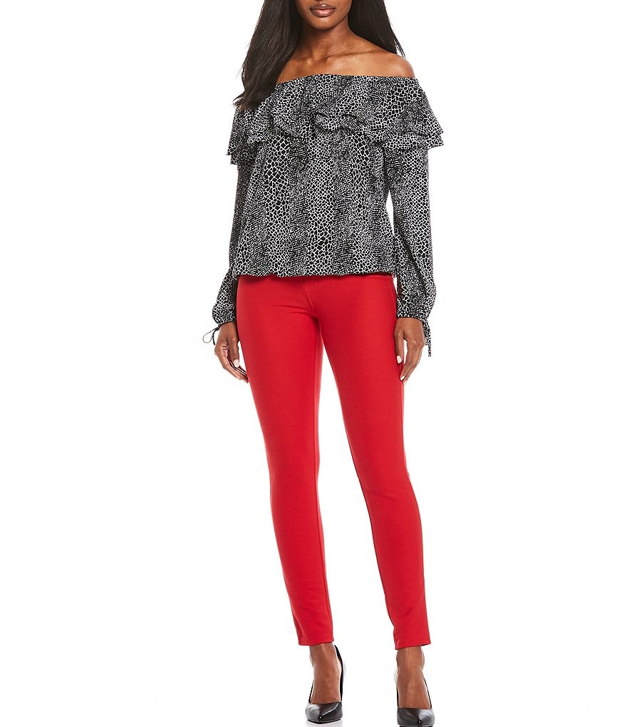 MICHAEL Michael Kors Stretch Knit Twill Leggings