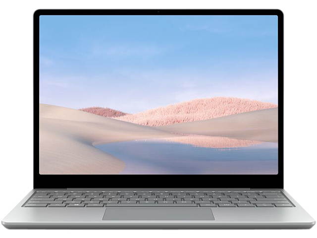 Microsoft Laptop Surface Laptop Go 21K-00001 Intel Core i5 10th Gen 1035G1 (1.00 GHz) 4 GB LPDDR4X Memory 64 GB eMMC Intel UHD Graphics 12.4" Touchscreen Windows 10 Pro