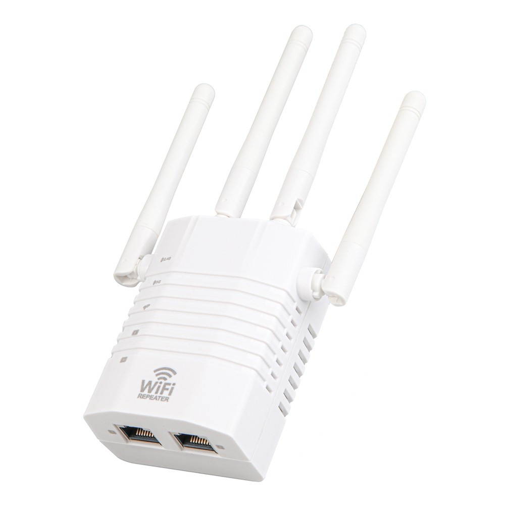 WD-R1205U 1200Mbps WiFi Booster Wireless Repeater Dual Band Wifi Repeater Four Antennas 2.4GHz 5GHz 1200M WiFi
