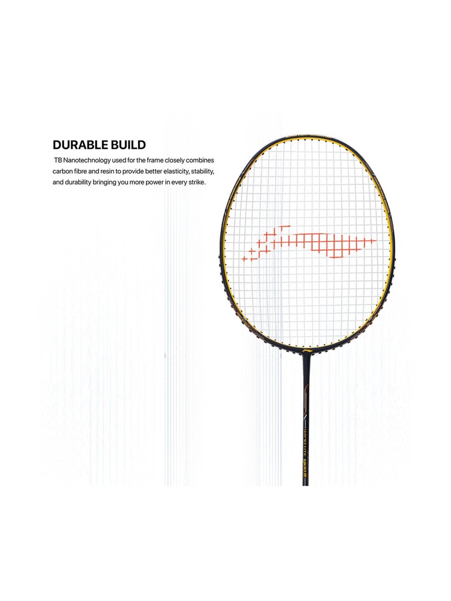 Li-Ning Wind Lite 900 II Badminton Racket (Black) Size - Medium