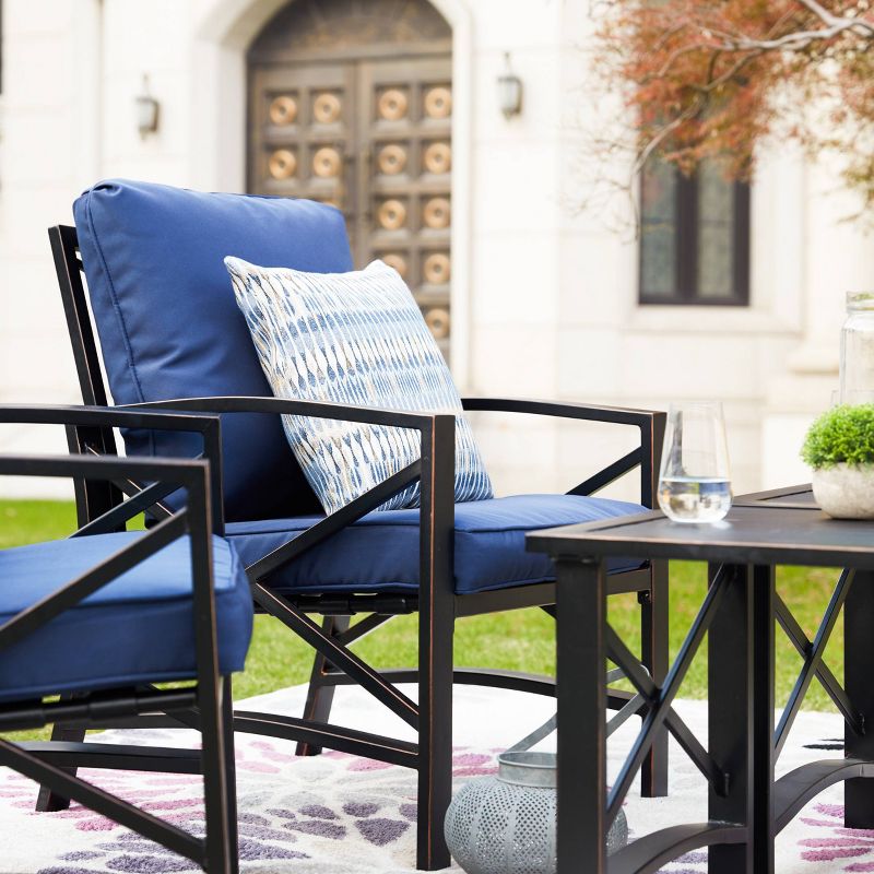 5pc Steel Frame Patio Seating Set - Patio Festival
