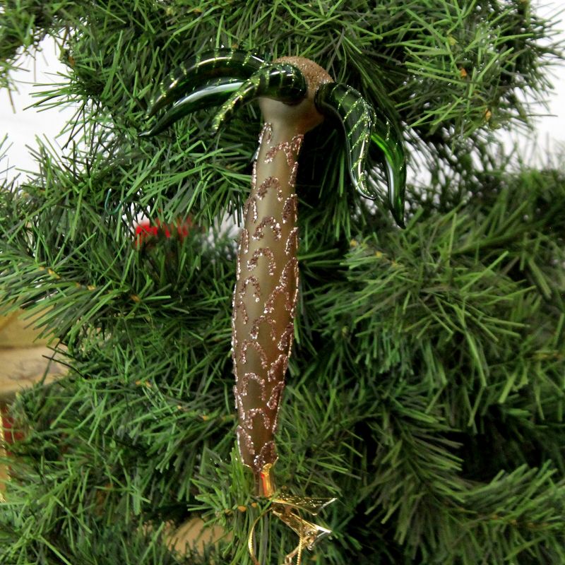 Morawski 6.75" Palm Tree Clip On Ornament Free Blown Nativity  -  Tree Ornaments