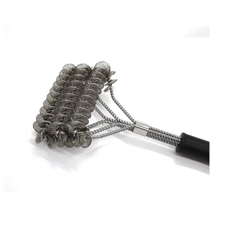 Grilland BBQ Safe Grill Brush 18'' 3 in 1 Barbecue Cleaning Brush w/Comfortable Handle - Perfect Cleaner for Grill Cooking Grates