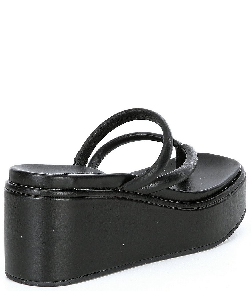 Chelsea & Violet Benni Flatform Wedge Thong Sandals