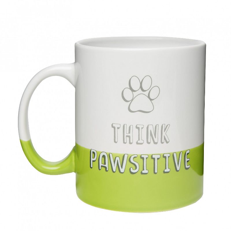 Amici Home Think Pawsitive Coffee Mug, 30oz