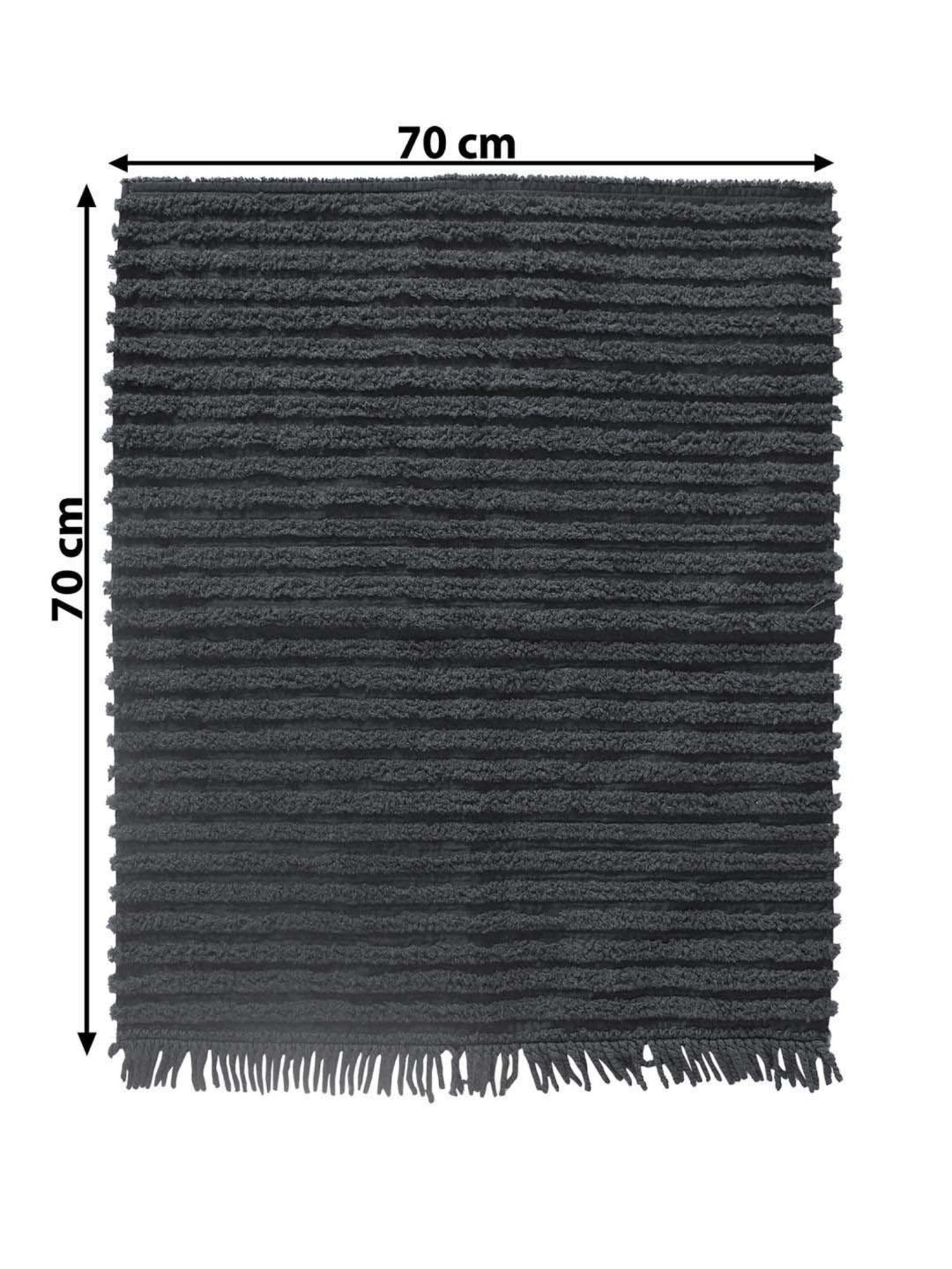 Saral Home Easy Living Dk.Grey Microfiber Axis Sofa Cover Set