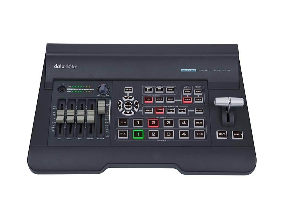 Datavideo SE-500HD 4-Input HDMI 1080p Video Switcher with Built-In Audio Mixer