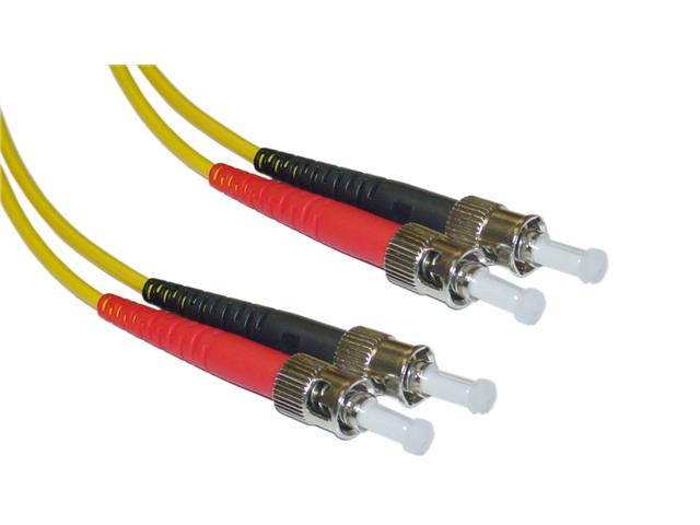 Cable Wholesale ST / ST Singlemode Duplex Fiber Optic Cable 9/125 - 3 Meter (10ft)