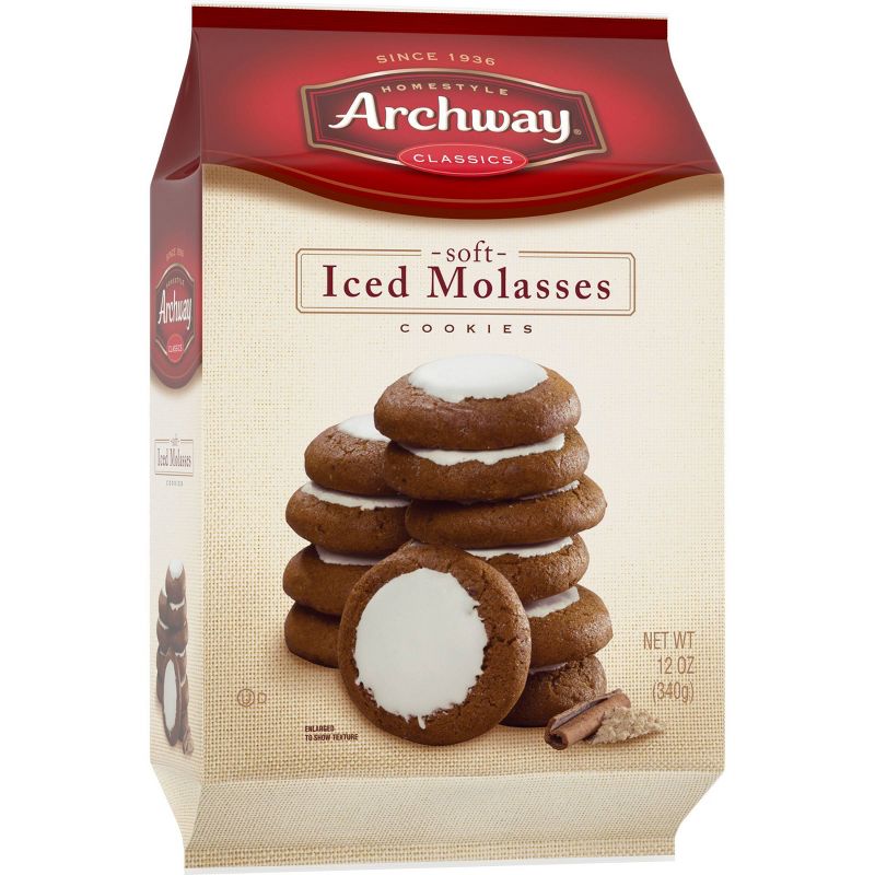 Archway Iced Molasses Cookies - 12oz