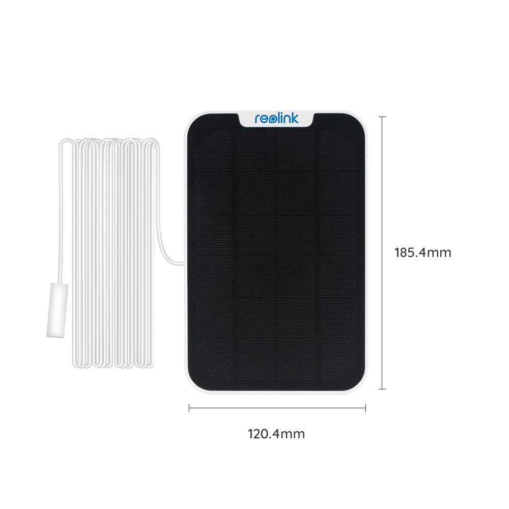 Reolink Solar Panel for Argus 2, Argus Eco, Argus Pro, Argus PT, Reolink Go, Reolink Go PT only Solar Panel - White