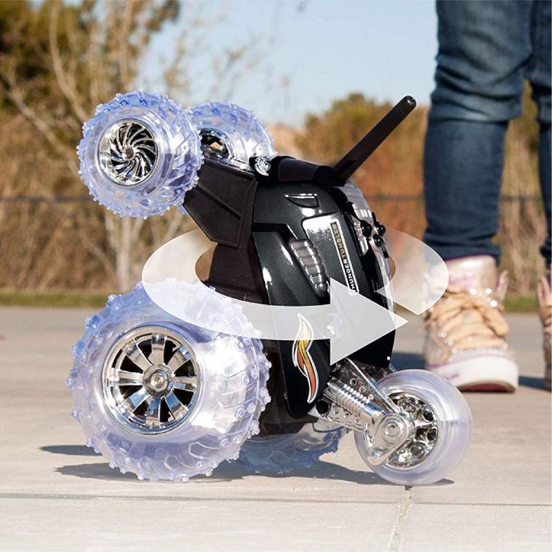 Sharper Image RC Monster Spinning Car - Black and Blue - 2pk