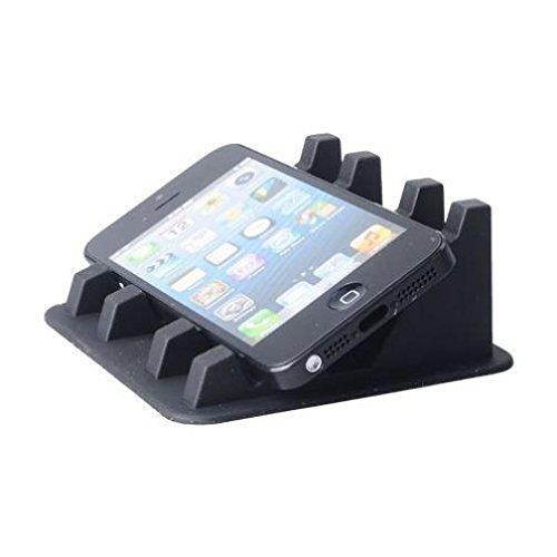 Car Non-Slip Dash-board Holder Stand Mount Vehicle Desktop Phone Dock Black for Consumer Cellular Alcatel Pop 3 - Consumer Cellular iPhone 5S - Consumer Cellular iPhone 6S