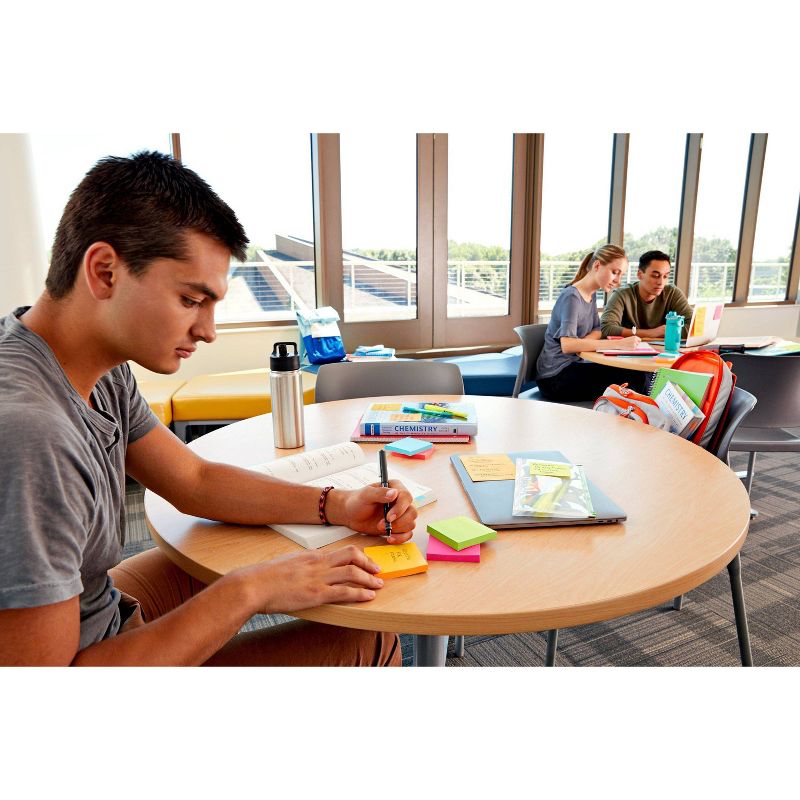 Post-it 12pk Super Sticky Notes 3"x3" Rio de Janeiro Collection