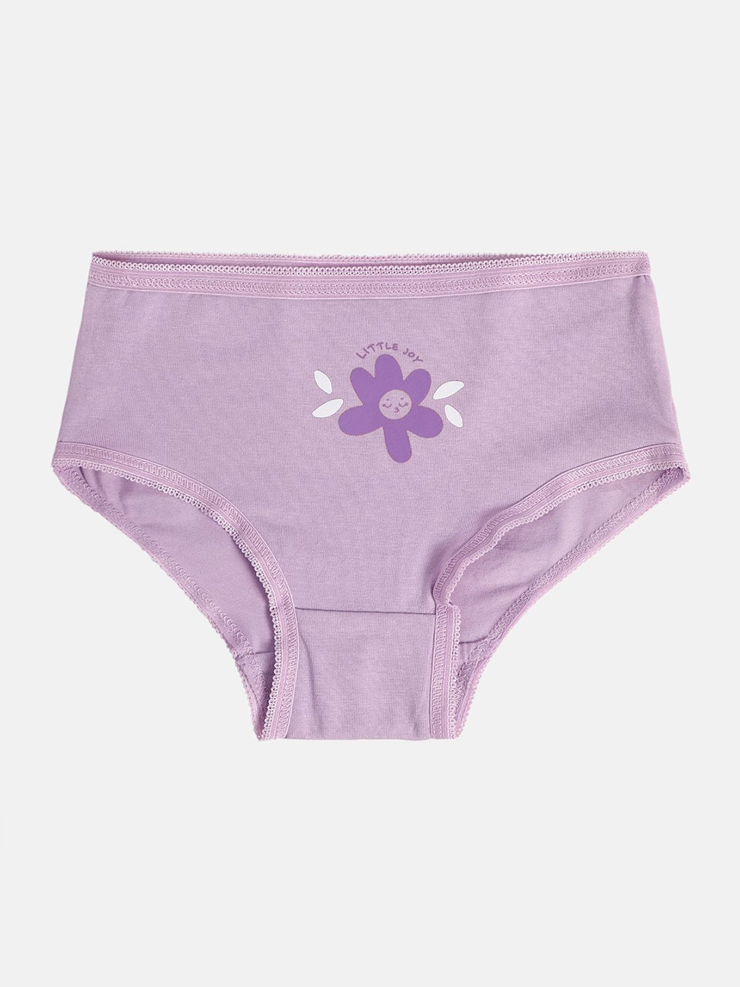 Y&F Kids by Westside Beige Printed Cotton Briefs - Pack of 5