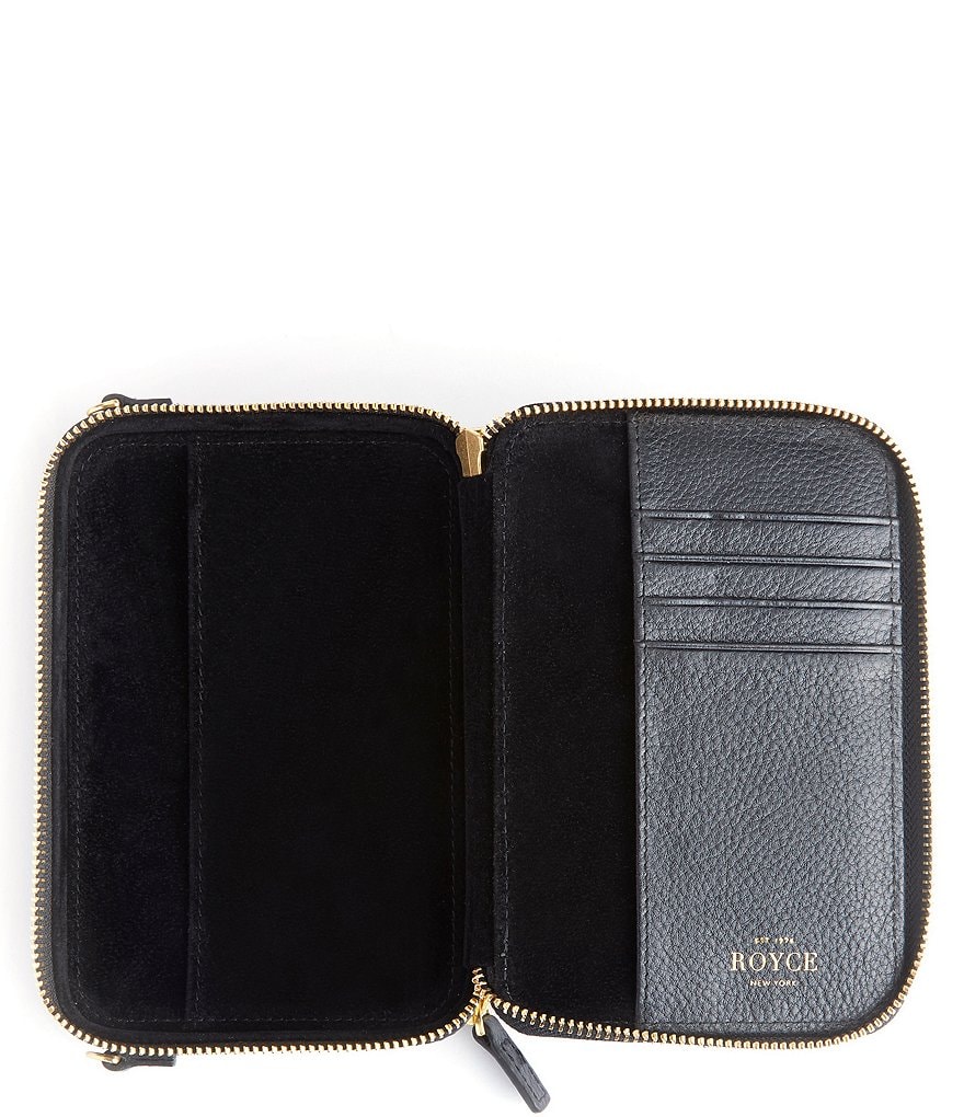 ROYCE New York Mini Leather Crossbody Bag