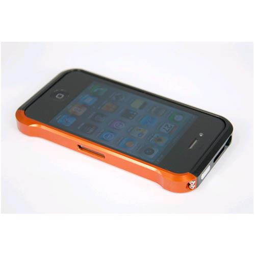 Orange Aluminum Bumper Case for Apple iPhone 4/4S