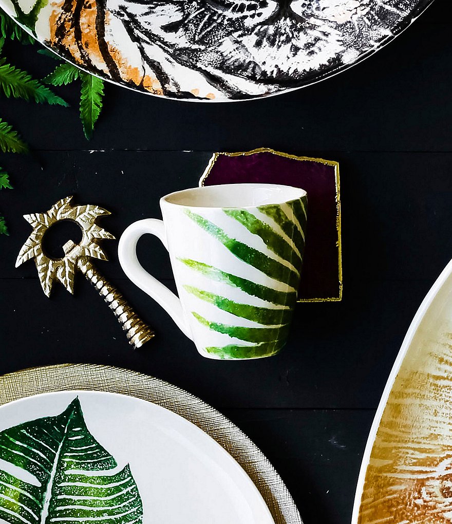 VIETRI Into the Jungle Palm Leaf Mug
